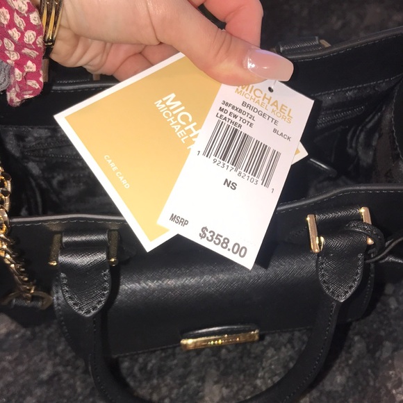 NWT Michael Kors black Bridgette tote - Picture 4 of 6
